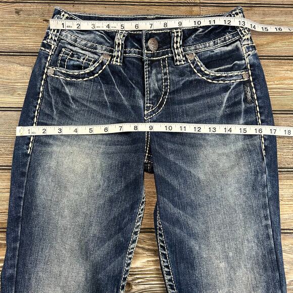 Silver Jeans Dark Blue Boot Cut Women's Jeans - Picture 7 of 7